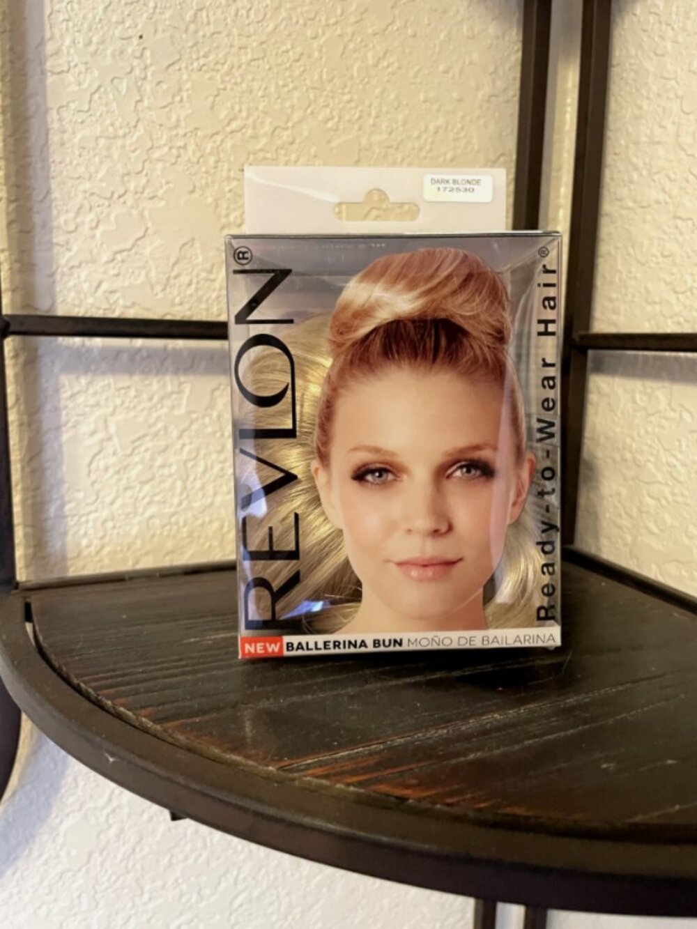 Blonde Revlon Ballerina Bun Ready to Wear Hair New Never Weave